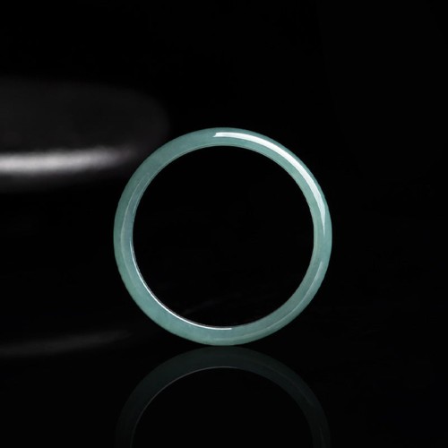Natural Jade Prosperity Protection Ring