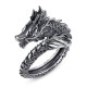 925 Silver Vintage Dragon Protection Ring 925 Silver Vintage Dragon Protection Ring