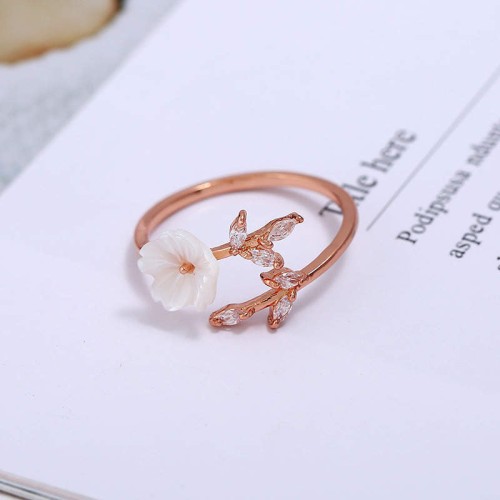 Plum Blossom Copper Luck Ring