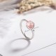 Pink Crystal Soothing Rotatable Ring