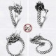 990 Silver Dragon Luck Protection Ring 990 Silver Dragon Luck Protection Ring