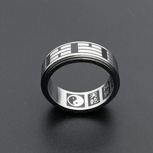 Bagua Yin Yang Balance Rotatable Ring Bagua Yin Yang Balance Rotatable Ring