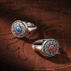 Tibetan Om Mani Padme Hum Peace Rotatable Ring