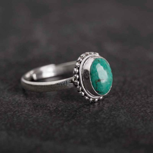 925 Silver Turquoise Wisdom Love Ring 925 Silver Turquoise Wisdom Love Ring