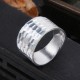 Tibetan 990 Silver Hammered Rustic Ring Tibetan 990 Silver Hammered Rustic Ring