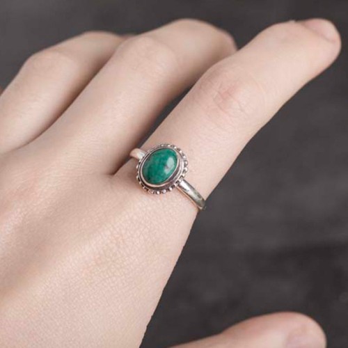 925 Silver Turquoise Wisdom Love Ring 925 Silver Turquoise Wisdom Love Ring