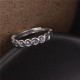 925 Silver Auspicious Clouds Engraved Ring 925 Silver Auspicious Clouds Engraved Ring