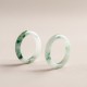 Natural Green Jade Luck Ring Natural Green Jade Luck Ring