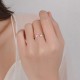 Pink Crystal Soothing Rotatable Ring