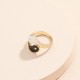 Yin Yang Symbol Blessing Couple Ring Yin Yang Symbol Blessing Couple Ring