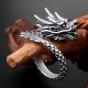 990 Silver Dragon Luck Protection Ring 990 Silver Dragon Luck Protection Ring