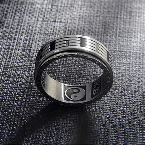 Bagua Yin Yang Balance Rotatable Ring Bagua Yin Yang Balance Rotatable Ring