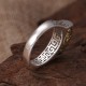 Tibetan Om Mani Padme Hum Rotatable Ring