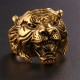 Men's Tiger Head Titanium Steel Punk Rock Ring Men's Tiger Head Titanium Steel Punk Rock Ring