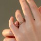 Natural Tourmaline Love Ring