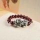 925 Silver Garnet Moonstone PiXiu Wealth Ring 925 Silver Garnet Moonstone PiXiu Wealth Ring