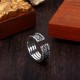 925 Silver Retro Tang Dynasty Adjustable Luck Ring 925 Silver Retro Tang Dynasty Adjustable Luck Ring