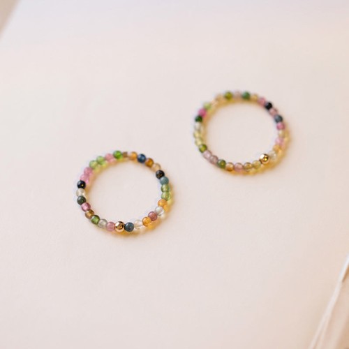 Natural Tourmaline Love Ring