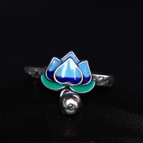 Lotus Flower Enlightenment Ring