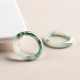 Natural Green Jade Luck Ring Natural Green Jade Luck Ring