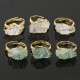 Amethyst Crystal Adjustable Ring Amethyst Crystal Adjustable Ring