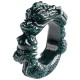 Natural Cyan Jade Dragon Success Ring Natural Cyan Jade Dragon Success Ring