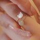 Tridacna Stone Cat Head Blessing Ring Tridacna Stone Cat Head Blessing Ring