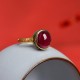 Sterling Silver Red Corundum Courage Ring Sterling Silver Red Corundum Courage Ring