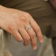 Simple Bamboo Design Copper Luck Ring