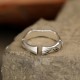 Simple Bamboo Design Copper Luck Ring