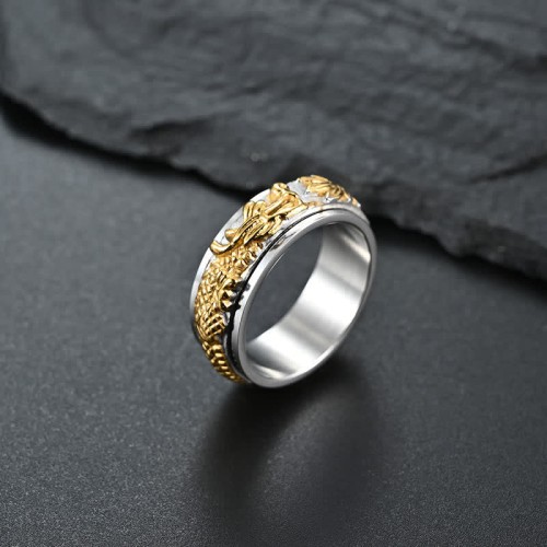 Dragon Titanium Steel Rotatable Ring Dragon Titanium Steel Rotatable Ring