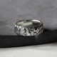 Rock Pattern Copper Luck Blessing Ring Rock Pattern Copper Luck Blessing Ring