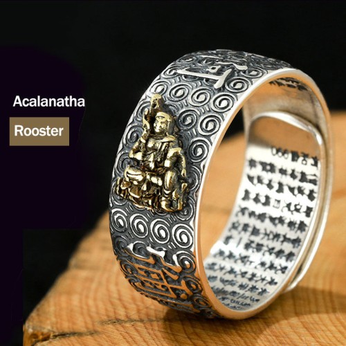 Chinese Zodiac Buddha Wealth Ring Chinese Zodiac Buddha Wealth Ring