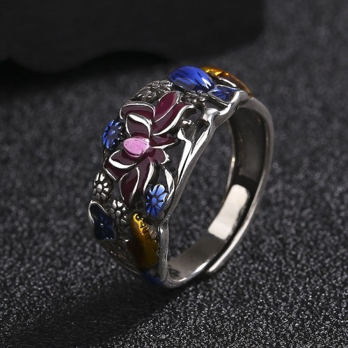 Koi Fish Lotus Wealth Ring