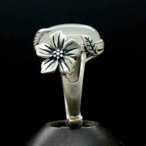 990 Sterling Silver Chalcedony Harmony Ring 990 Sterling Silver Chalcedony Harmony Ring