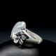 990 Sterling Silver Chalcedony Harmony Ring 990 Sterling Silver Chalcedony Harmony Ring