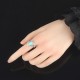 925 Silver Turquoise Feather Protection Ring