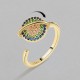 Zircon Copper Wealth Rotatable Ring Zircon Copper Wealth Rotatable Ring