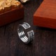 925 Silver Retro Tang Dynasty Adjustable Luck Ring 925 Silver Retro Tang Dynasty Adjustable Luck Ring