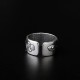 Tibetan Lotus White Copper Enlightenment Ring