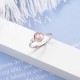 Pink Crystal Soothing Rotatable Ring