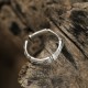 Simple Bamboo Design Copper Luck Ring