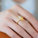 18K Gold-Plated Pixiu Jade Wealth Ring 18K Gold-Plated Pixiu Jade Wealth Ring