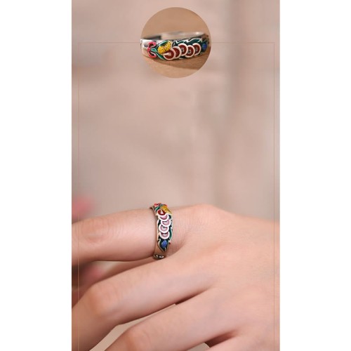 Feng Shui Five Emperor Coins Wealth Ring Feng Shui Five Emperor Coins Wealth Ring