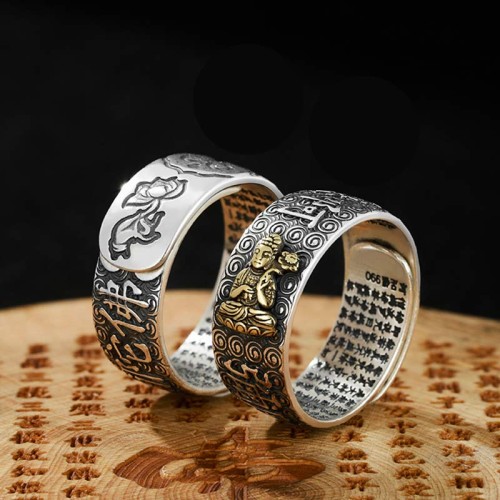 Chinese Zodiac Buddha Wealth Ring Chinese Zodiac Buddha Wealth Ring