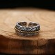 925 Silver Tang Dynasty Luck Adjustable Ring 925 Silver Tang Dynasty Luck Adjustable Ring