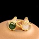18K Gold-Plated Pixiu Jade Wealth Ring 18K Gold-Plated Pixiu Jade Wealth Ring