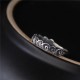925 Silver Auspicious Clouds Engraved Ring 925 Silver Auspicious Clouds Engraved Ring