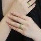 18K Gold Plated Green Chalcedony Strength Ring 18K Gold Plated Green Chalcedony Strength Ring