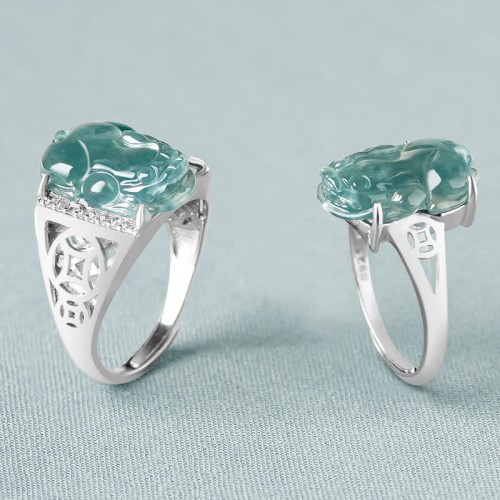 925 Silver Feng Shui PiXiu Luck Ring 925 Silver Feng Shui PiXiu Luck Ring
